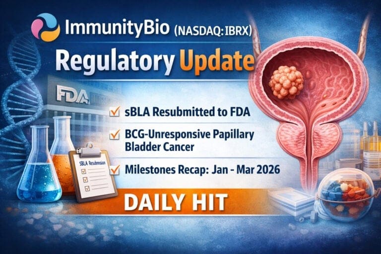 ImmunityBio (NASDAQ: IBRX) — FDA resubmission 2 IBRX Recap