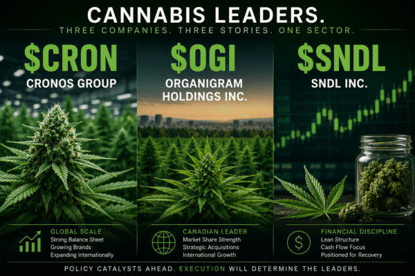 $CRON, $OGI, $SNDL: Cannabis Earnings Show a Split Sector Before the June 29 Policy Catalyst 2 Cannabis may