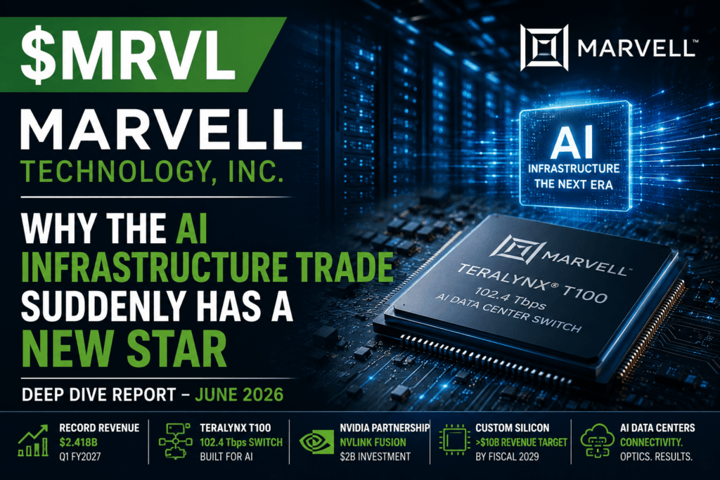 Marvell Technology (Nasdaq: $MRVL): Why the AI Infrastructure Trade Suddenly Has a New Star 3 MRVL