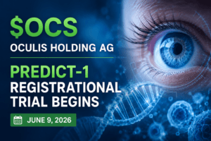 Oculis Holding AG (Nasdaq: $OCS): PREDICT-1 Starts as Licaminlimab Becomes the Next Test After the DIAMOND Phase 3 Miss 4 OCULIS PREDICT