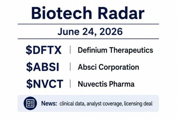 Biotech radar
