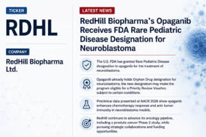 RedHill Biopharma (Nasdaq: $RDHL): Opaganib Gets a Rare Pediatric Disease Designation, but the Bigger Story Is a High-Risk Pipeline Rebuild 1 RDHL