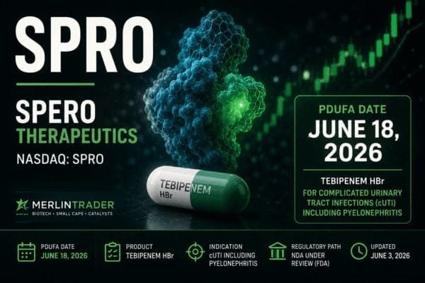 Spero Therapeutics (Nasdaq: $SPRO): The Oral Carbapenem Bet Ahead of FDA Decision Day June 18 22 spro pdufa jun18