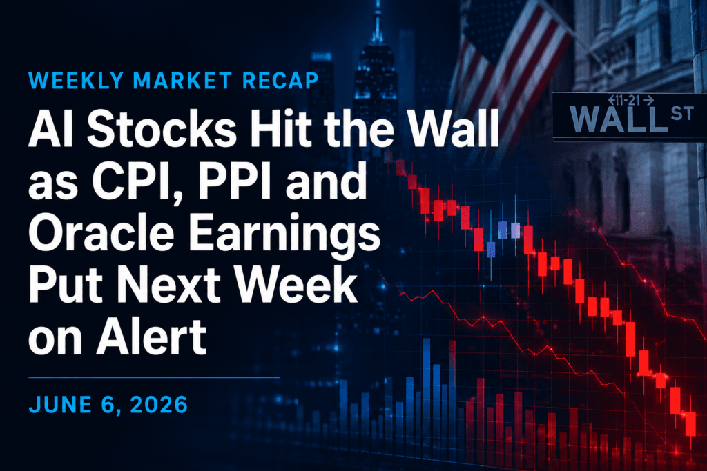 Weekly Market Recap · June 6, 2026 3 weekly june 6