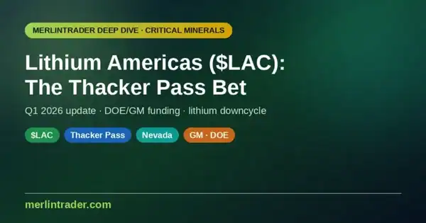 Lithium Americas $LAC Thacker Pass deep dive cover — Merlintrader