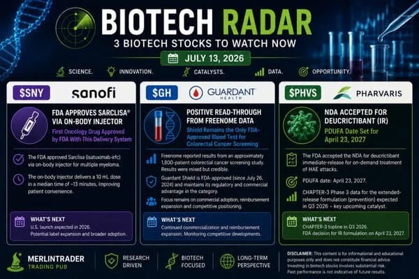 Biotech radar july 13