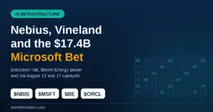 $NBIS, $MSFT, $BE and $ORCL: Nebius Vineland and the $17.4 Billion Microsoft Bet 7 $NBIS $MSFT $BE $ORCL Nebius Vineland AI data center report cover