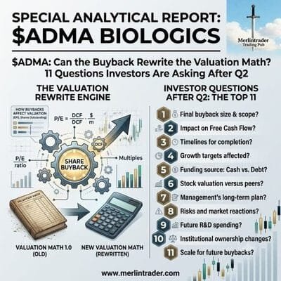 $ADMA: Can the Buyback Rewrite the Valuation Math? 11 Questions Investors Are Asking After Q2 13 ADMA Buyback