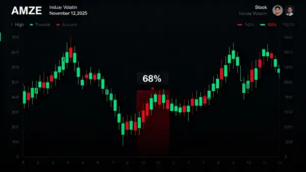 AMZE Intraday Candlestick Chart