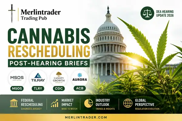 $MSOS $TLRY $CGC $ACB: Inside the 274 Pages That Closed the Cannabis Rescheduling Record 20 Cannabis rescheduling post-hearing briefs 2026: DEA hearing update covering MSOS, TLRY, CGC and ACB