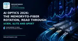 AI Optics 2026: The Memory-to-Fiber Rotation, Read Through $CIEN, $LITE and $POET 3 AI optical networking rotation from memory to fiber, featuring CIEN, LITE and POET