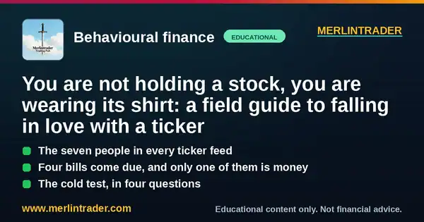 You Are Not Holding a Stock, You Are Wearing Its Shirt: A Field Guide to Falling in Love With a Ticker 19 Falling in love with a ticker: Merlintrader behavioural finance field guide