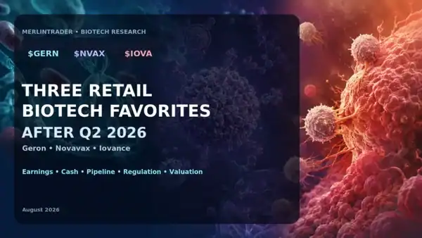 $GERN, $NVAX and $IOVA After Q2 2026: Three Retail Favorites, Three Very Different Paths to Scale 9 gern nvax iova q2 2026 cover en