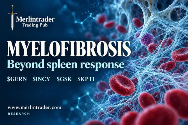 Myelofibrosis: $GERN, $INCY, $GSK, $KPTI and the next treatment frontier