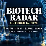 Biotech Radar October 16, 2026 — VSTM, TRAX, ARWR and RXRX