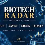 Biotech Radar October 6, 2026: $APUS, $AVBP, $JUNS and $OSTX — Merlintrader