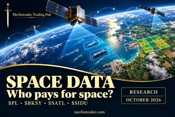 Conceptual Earth observation satellites serving maritime and agricultural customers, with PL, BKSY, SATL and SIDU; October 2026.