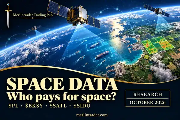 Planet $PL, $BKSY, $SATL, $SIDU: Who Pays for Space? 1 Conceptual Earth observation satellites serving maritime and agricultural customers, with PL, BKSY, SATL and SIDU; October 2026.